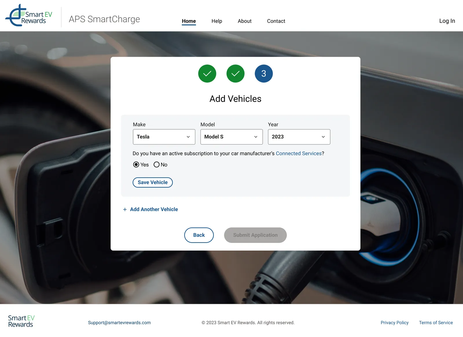 SmartEV Rewards — Application Flow